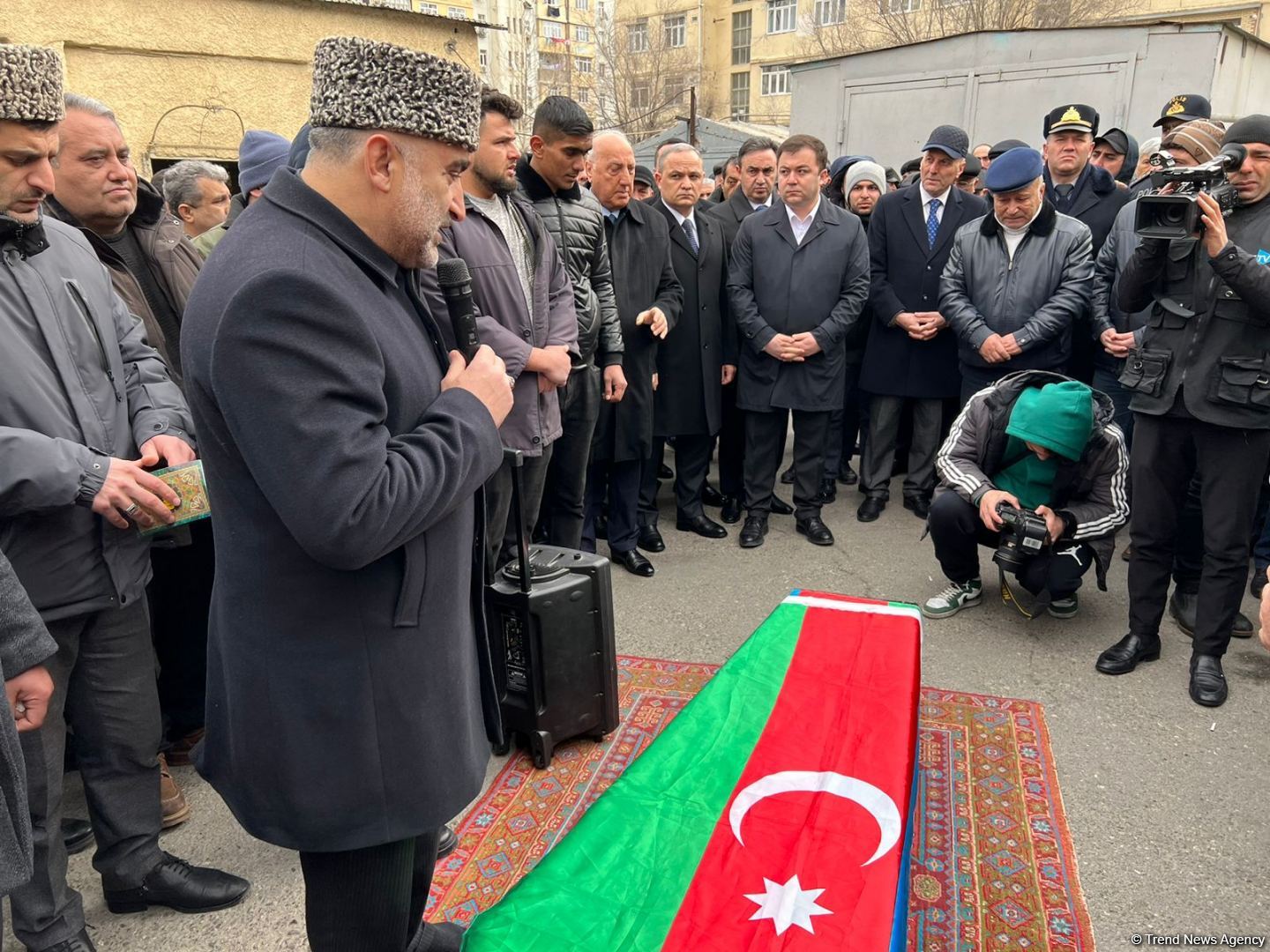 Türkiyədə zəlzələdə həlak olan tələbə Gündüz Nəzərzadə dəfn edilib (FOTO)