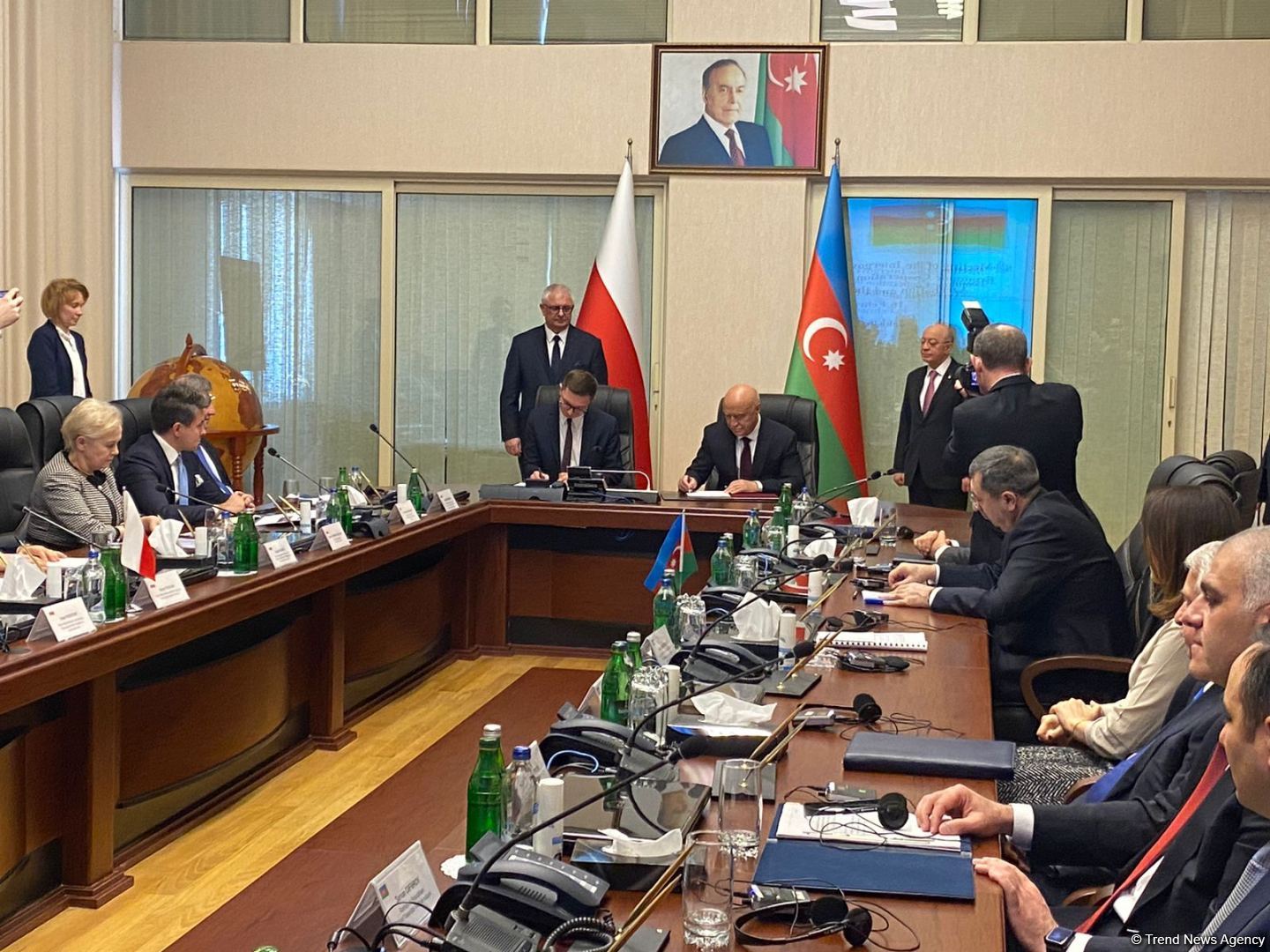 Azərbaycanın və Polşanın iqtisadi zonaları arasında Anlaşma Memorandumu imzalanıb (FOTO)