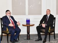 Prezident İlham Əliyev Münxendə Avropa Ravvinləri Konfransının prezidenti ilə görüşüb (FOTO) (YENİLƏNİB)