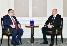 Prezident İlham Əliyev Münxendə Avropa Ravvinləri Konfransının prezidenti ilə görüşüb (FOTO) (YENİLƏNİB)