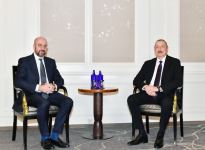 Prezident İlham Əliyevin Münxendə Avropa İttifaqı Şurasının Prezidenti ilə görüşü olub (FOTO) (YENİLƏNİB)