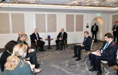 Prezident İlham Əliyevin Münxendə İsrailin müdafiə naziri ilə görüşü olub (FOTO) (YENİLƏNİB)