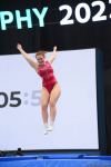 Milli Gimnastika Arenasında batut gimnastikası üzrə Dünya Kuboku iştirakçılarının podium məşqləri keçirilir (FOTOREPORTAJ)