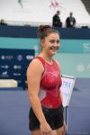 Milli Gimnastika Arenasında batut gimnastikası üzrə Dünya Kuboku iştirakçılarının podium məşqləri keçirilir (FOTOREPORTAJ)