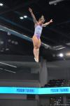 Milli Gimnastika Arenasında batut gimnastikası üzrə Dünya Kuboku iştirakçılarının podium məşqləri keçirilir (FOTOREPORTAJ)
