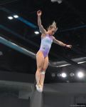 Milli Gimnastika Arenasında batut gimnastikası üzrə Dünya Kuboku iştirakçılarının podium məşqləri keçirilir (FOTOREPORTAJ)