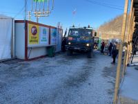 Sülhməramlılara aid 9 avtomobil Laçın yolundan keçib (FOTO)