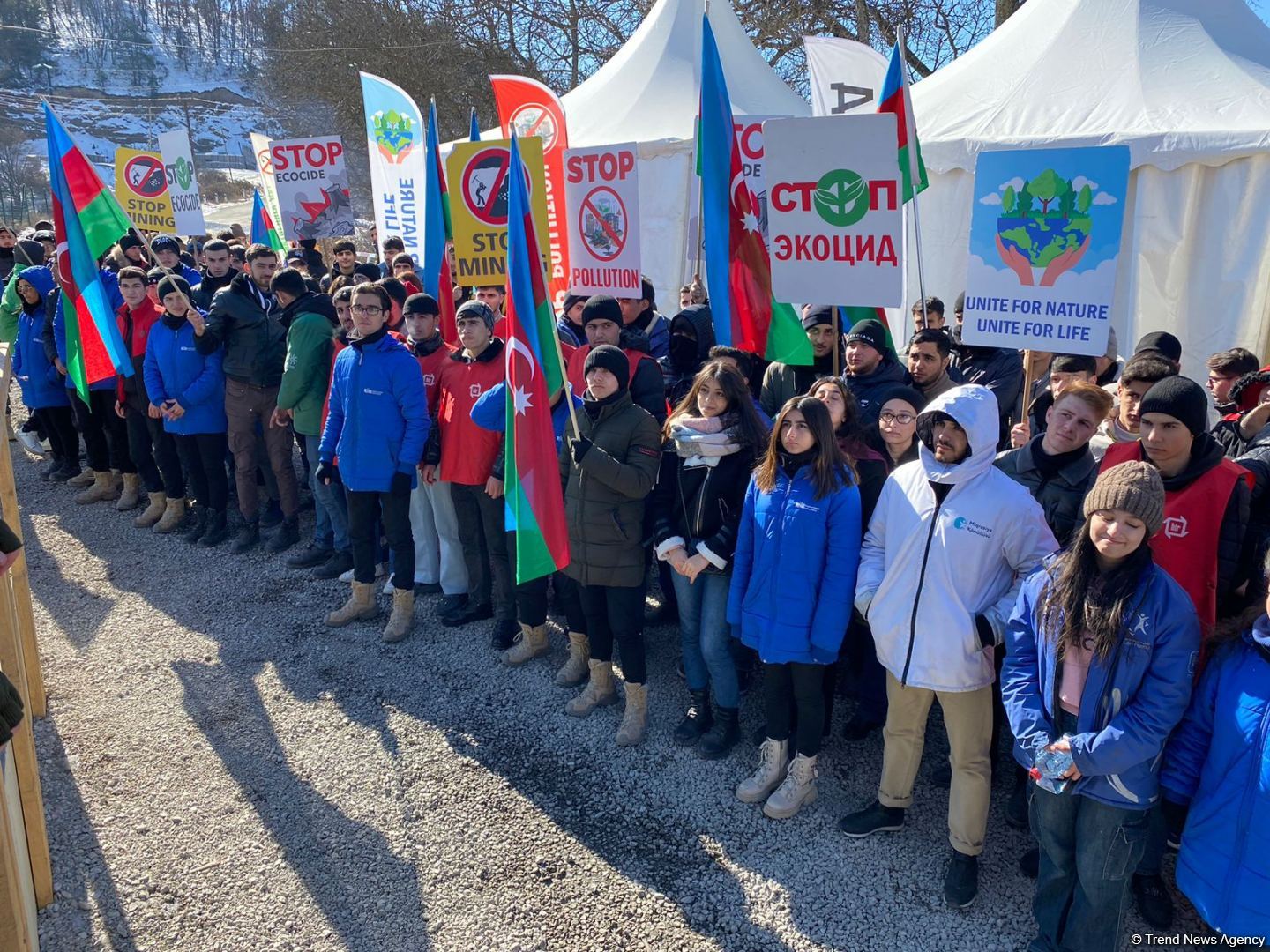 Laçın yolundakı aksiyada canlanma müşahidə olunur (FOTO)