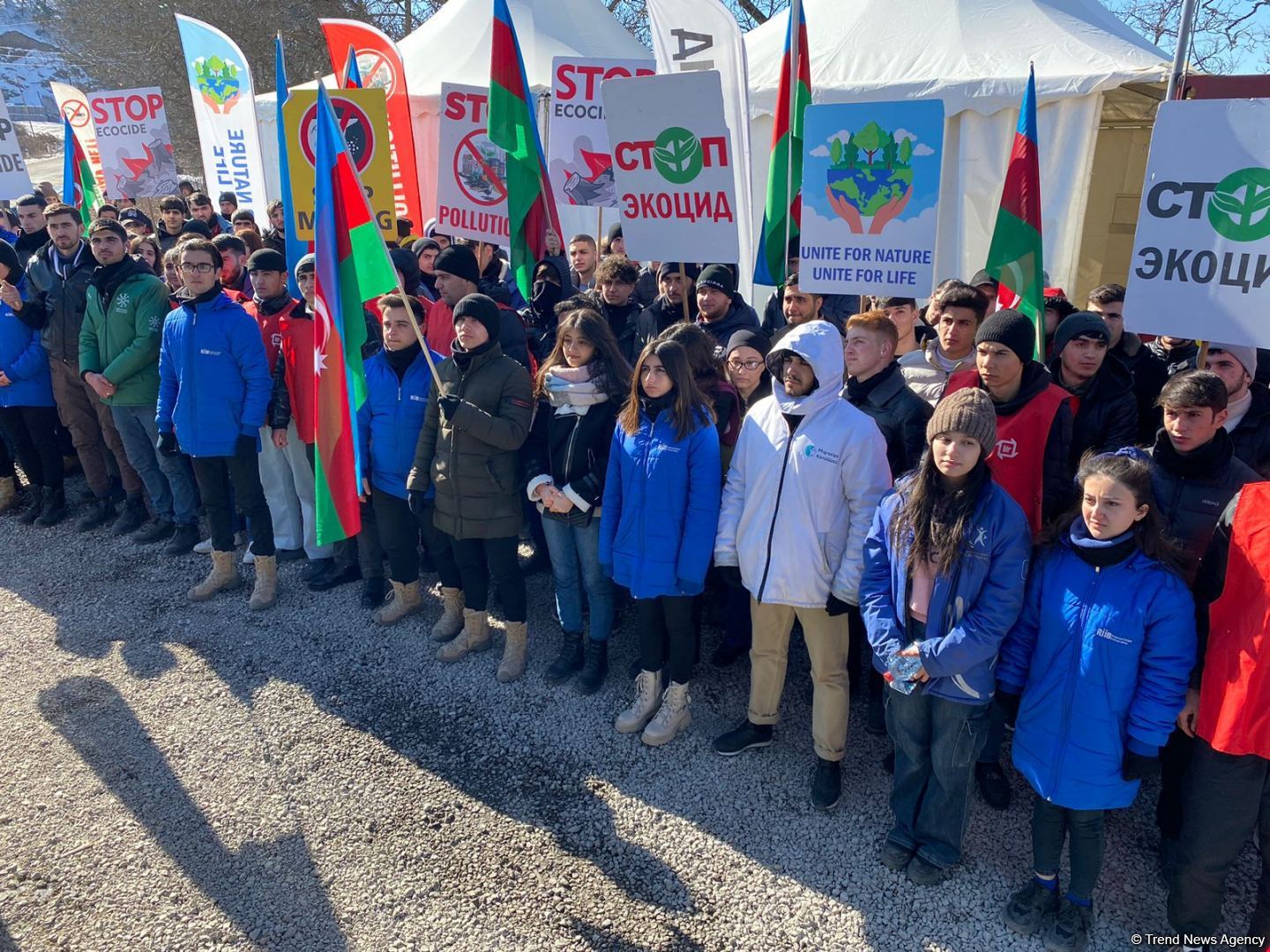 Laçın yolundakı aksiyada canlanma müşahidə olunur (FOTO)