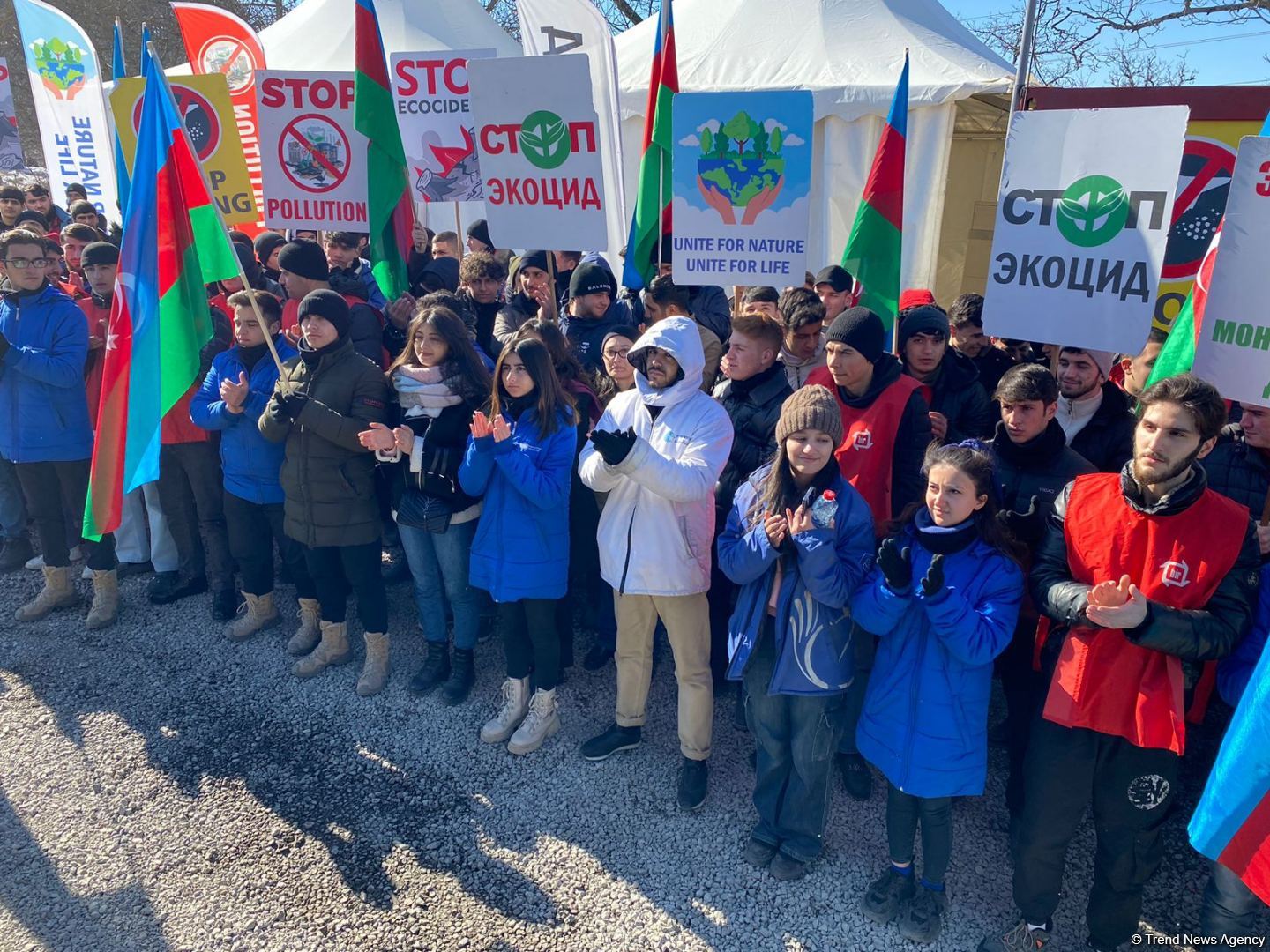 Laçın yolundakı aksiyada canlanma müşahidə olunur (FOTO)