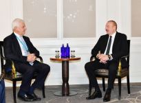 Prezident İlham Əliyev Münxendə "Leonardo" şirkətinin baş icraçı direktoru ilə görüşüb (FOTO) (YENİLƏNİB)