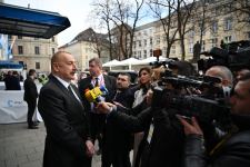 Prezident İlham Əliyev Münxendə televiziya kanallarına müsahibə verib (FOTO/VİDEO) (YENİLƏNİB)