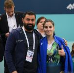 Selcan Mahsudova Bakıda keçirilən batut gimnastikası üzrə Dünya Kubokunda finala yüksəlib (FOTO)