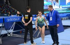 Selcan Mahsudova Bakıda keçirilən batut gimnastikası üzrə Dünya Kubokunda finala yüksəlib (FOTO)