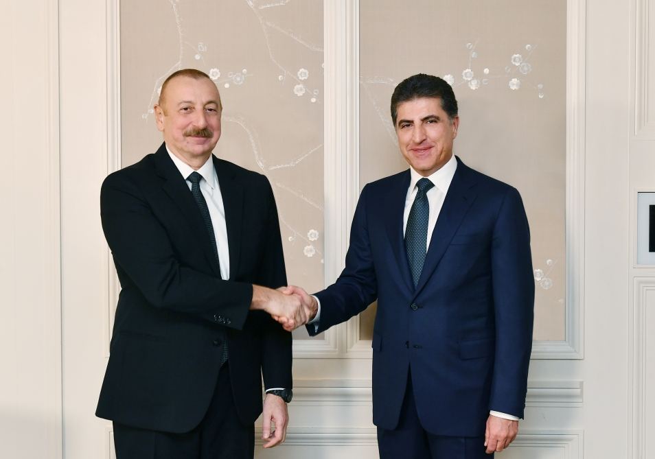 Prezident İlham Əliyev Neçirvan Bərzanini Azərbaycana səfərə dəvət edib (FOTO)