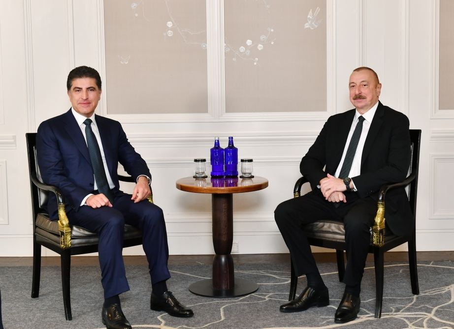 Prezident İlham Əliyev Neçirvan Bərzanini Azərbaycana səfərə dəvət edib (FOTO)