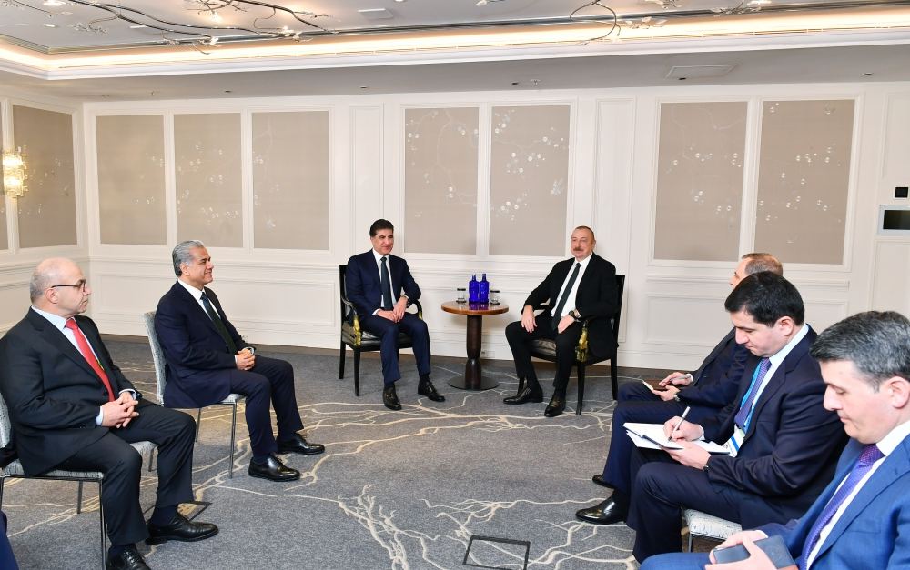 Prezident İlham Əliyev Neçirvan Bərzanini Azərbaycana səfərə dəvət edib (FOTO)