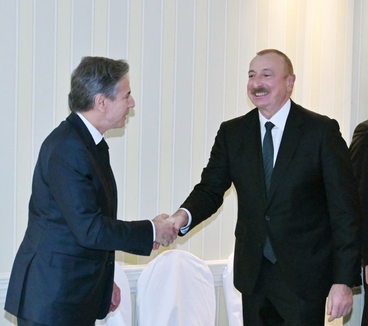 Münxendə Prezident İlham Əliyevin ABŞ-ın Dövlət katibi və Ermənistanın baş naziri ilə birgə görüşü olub (FOTO/VİDEO)