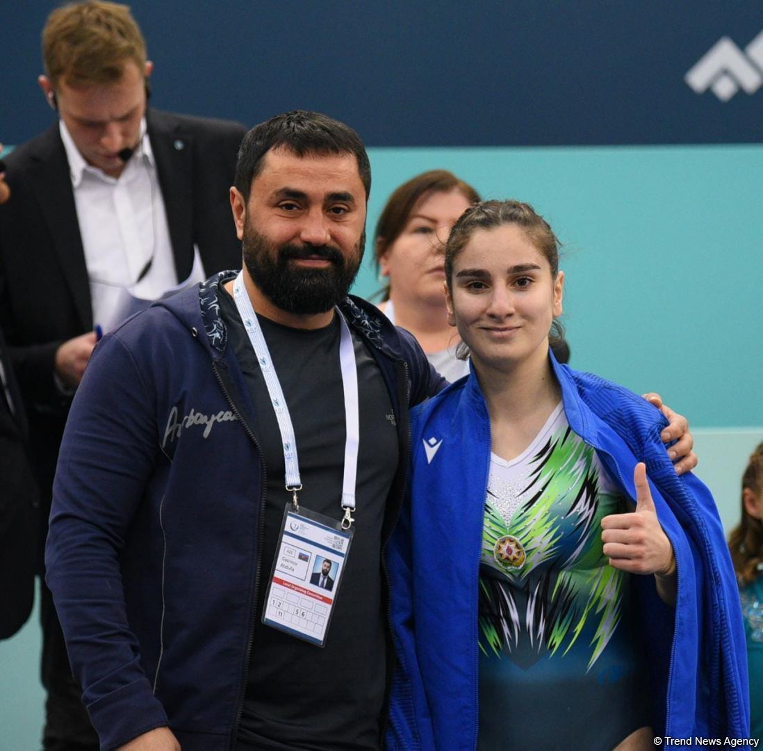 Selcan Mahsudova Bakıda keçirilən batut gimnastikası üzrə Dünya Kubokunda finala yüksəlib (FOTO)