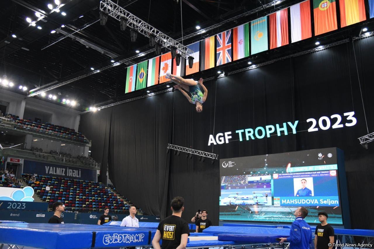 Selcan Mahsudova Bakıda keçirilən batut gimnastikası üzrə Dünya Kubokunda finala yüksəlib (FOTO)