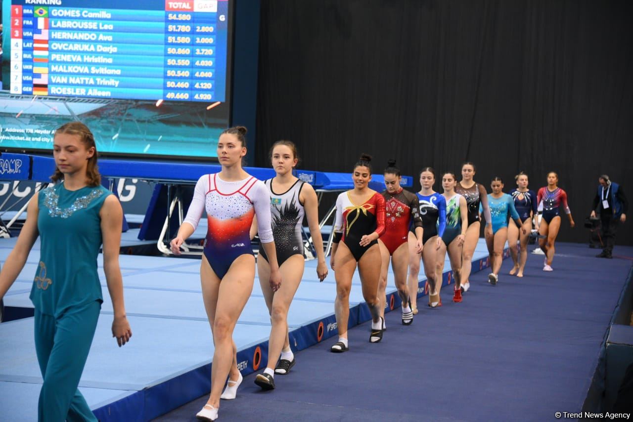 Selcan Mahsudova Bakıda keçirilən batut gimnastikası üzrə Dünya Kubokunda finala yüksəlib (FOTO)