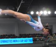 Bakıda Batut gimnastikası üzrə dünya kubokunun final mərhələsinə start verilib (FOTO)