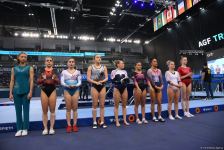 Bakıda Batut gimnastikası üzrə dünya kubokunun final mərhələsinə start verilib (FOTO)