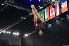 Bakıda Batut gimnastikası üzrə dünya kubokunun final mərhələsinə start verilib (FOTO)