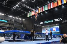 Bakıda Batut gimnastikası üzrə dünya kubokunun final mərhələsinə start verilib (FOTO)