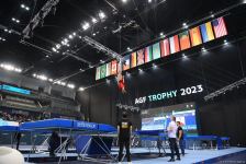 Bakıda Batut gimnastikası üzrə dünya kubokunun final mərhələsinə start verilib (FOTO)
