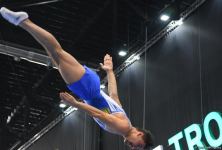 Bakıda Batut gimnastikası üzrə dünya kubokunun final gününə start verilib (FOTO)