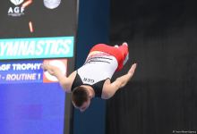 Bakıda Batut gimnastikası üzrə dünya kubokunun final gününə start verilib (FOTO)