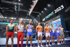 Bakıda Batut gimnastikası üzrə dünya kubokunun final gününə start verilib (FOTO)