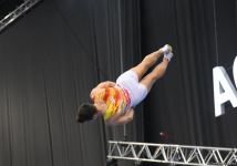 Bakıda Batut gimnastikası üzrə dünya kubokunun final gününə start verilib (FOTO)