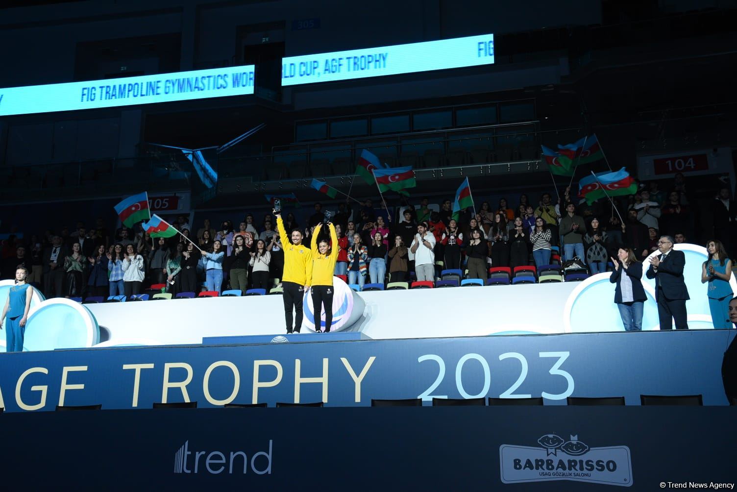 AGF Trophy-2023 mükafatı braziliyalı gimnastlara verilib (FOTO)