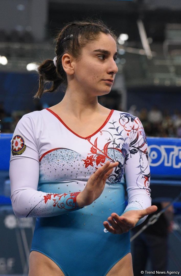 Bakıda Batut gimnastikası üzrə dünya kubokunun final mərhələsinə start verilib (FOTO)