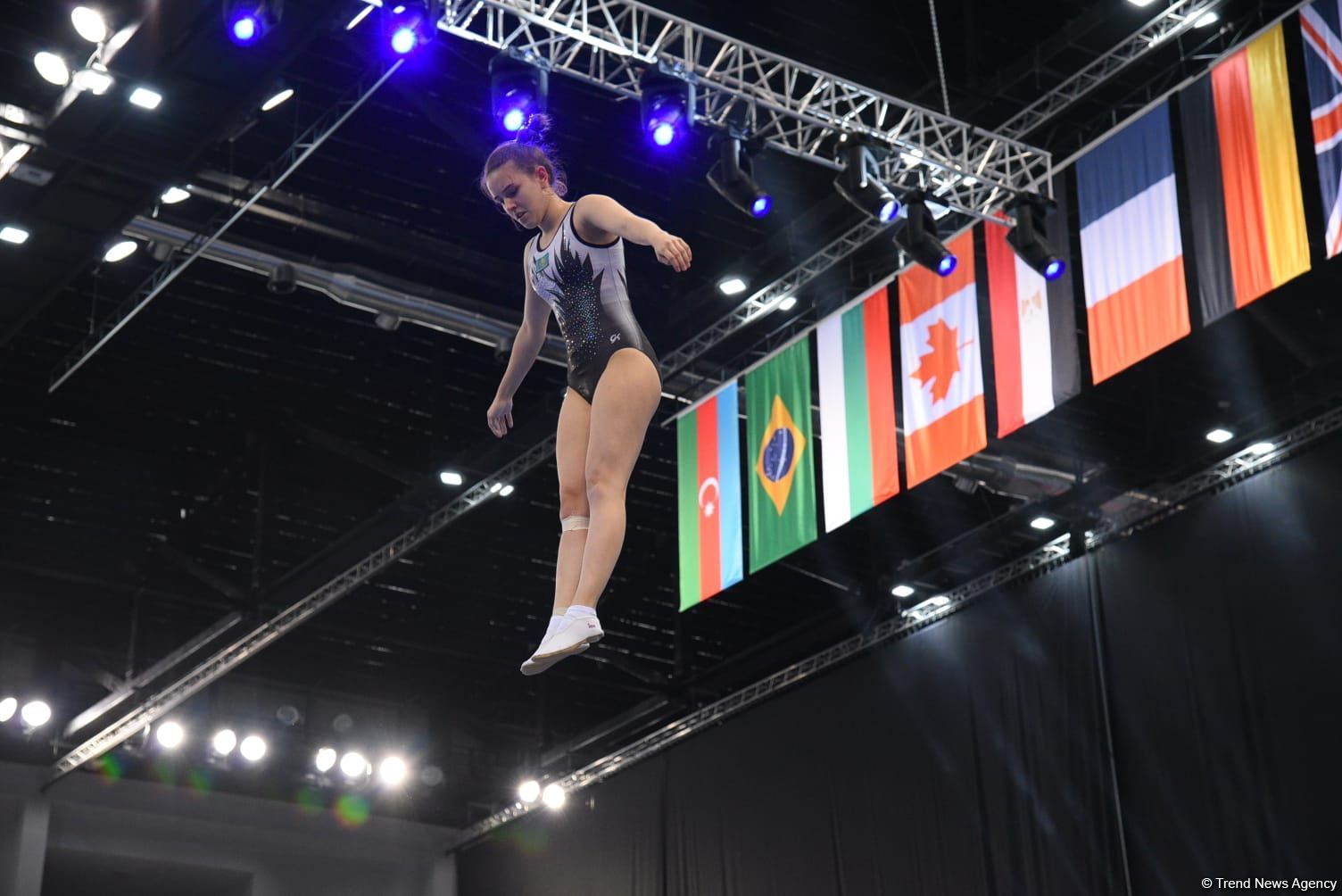 Bakıda Batut gimnastikası üzrə dünya kubokunun final mərhələsinə start verilib (FOTO)