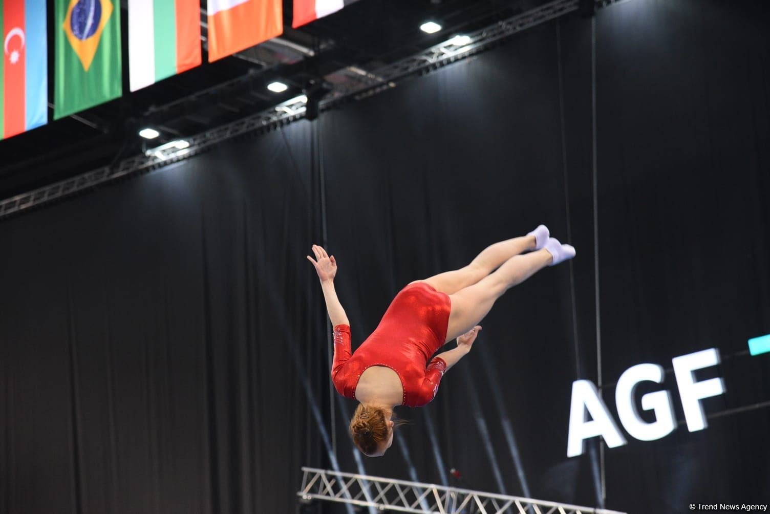 Bakıda Batut gimnastikası üzrə dünya kubokunun final mərhələsinə start verilib (FOTO)