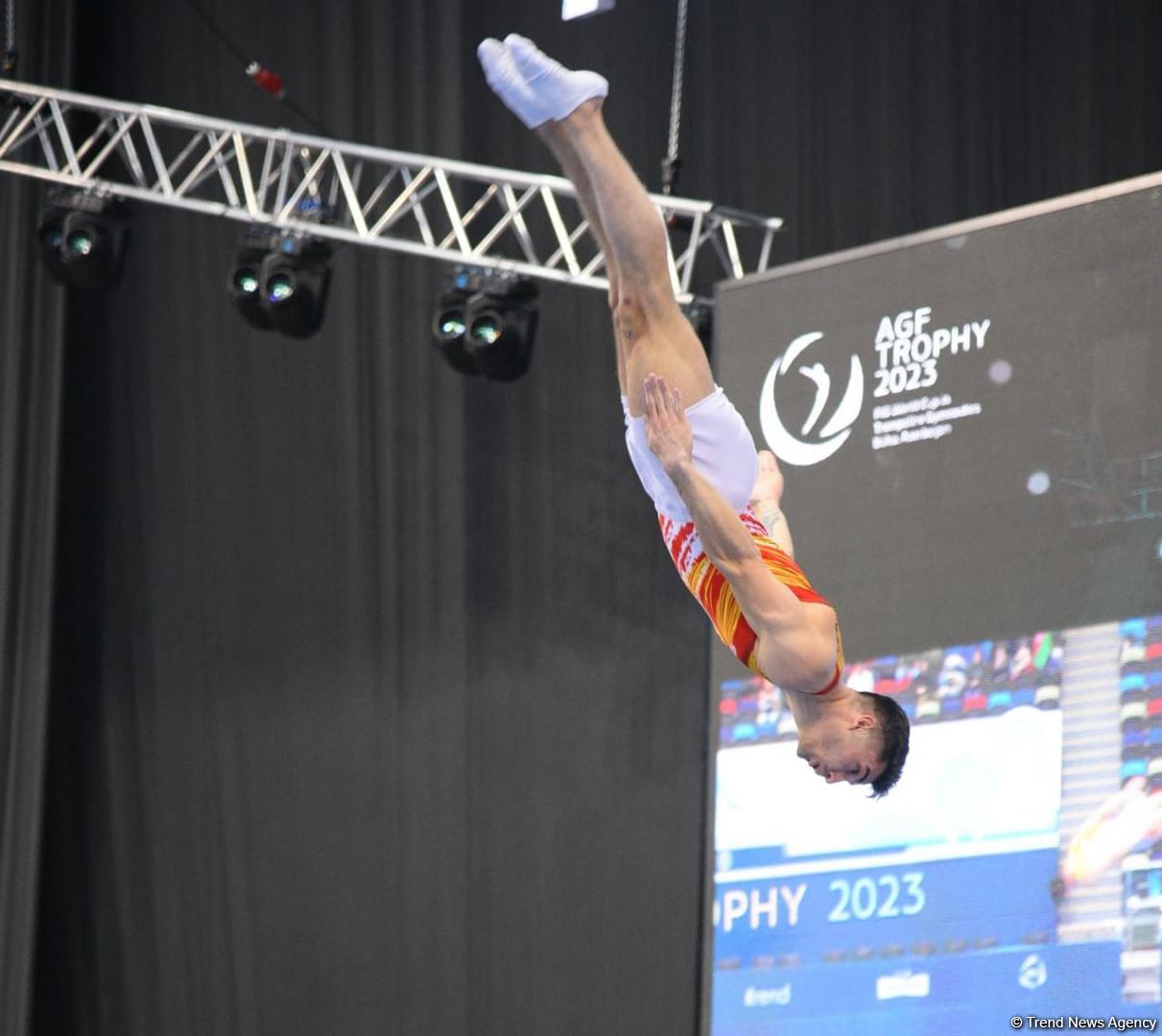 Bakıda Batut gimnastikası üzrə dünya kubokunun final gününə start verilib (FOTO)