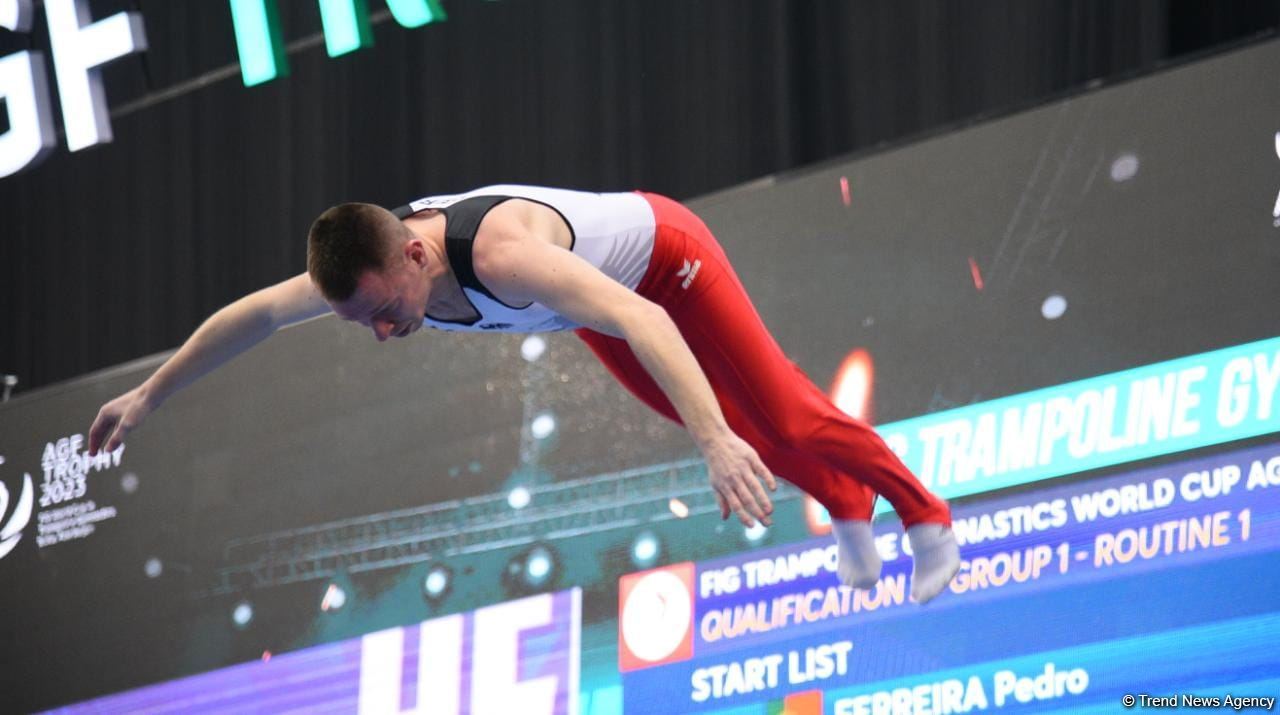 Bakıda Batut gimnastikası üzrə dünya kubokunun final gününə start verilib (FOTO)