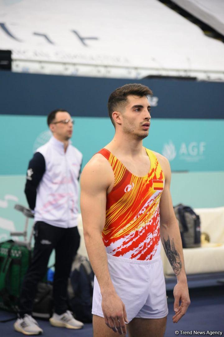 Bakıda Batut gimnastikası üzrə dünya kubokunun final gününə start verilib (FOTO)
