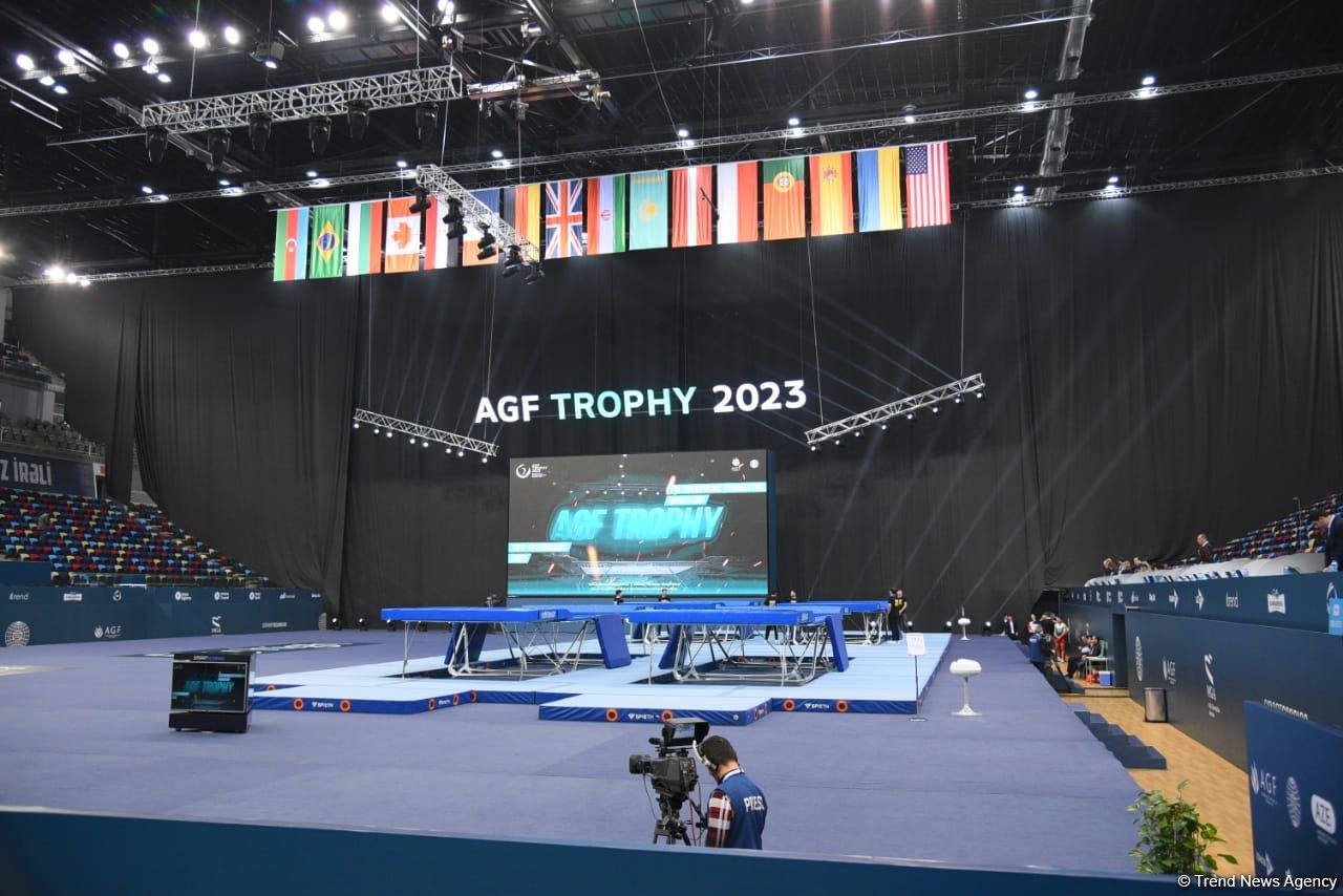Bakıda Batut gimnastikası üzrə dünya kubokunun final gününə start verilib (FOTO)