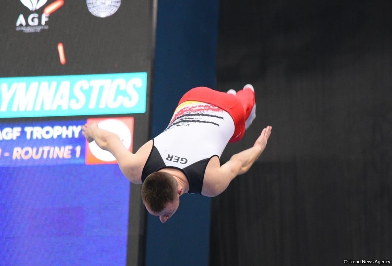 Bakıda Batut gimnastikası üzrə dünya kubokunun final gününə start verilib (FOTO)