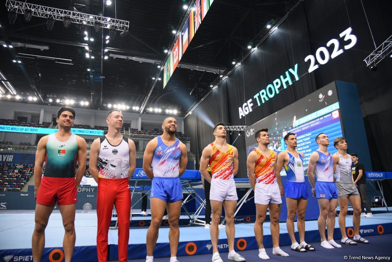 Bakıda Batut gimnastikası üzrə dünya kubokunun final gününə start verilib (FOTO)