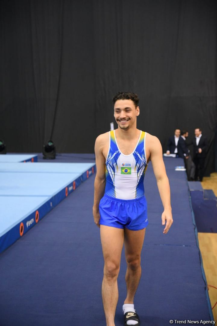 Bakıda Batut gimnastikası üzrə dünya kubokunun final gününə start verilib (FOTO)