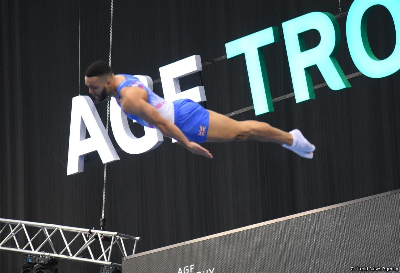 Bakıda Batut gimnastikası üzrə dünya kubokunun final gününə start verilib (FOTO)