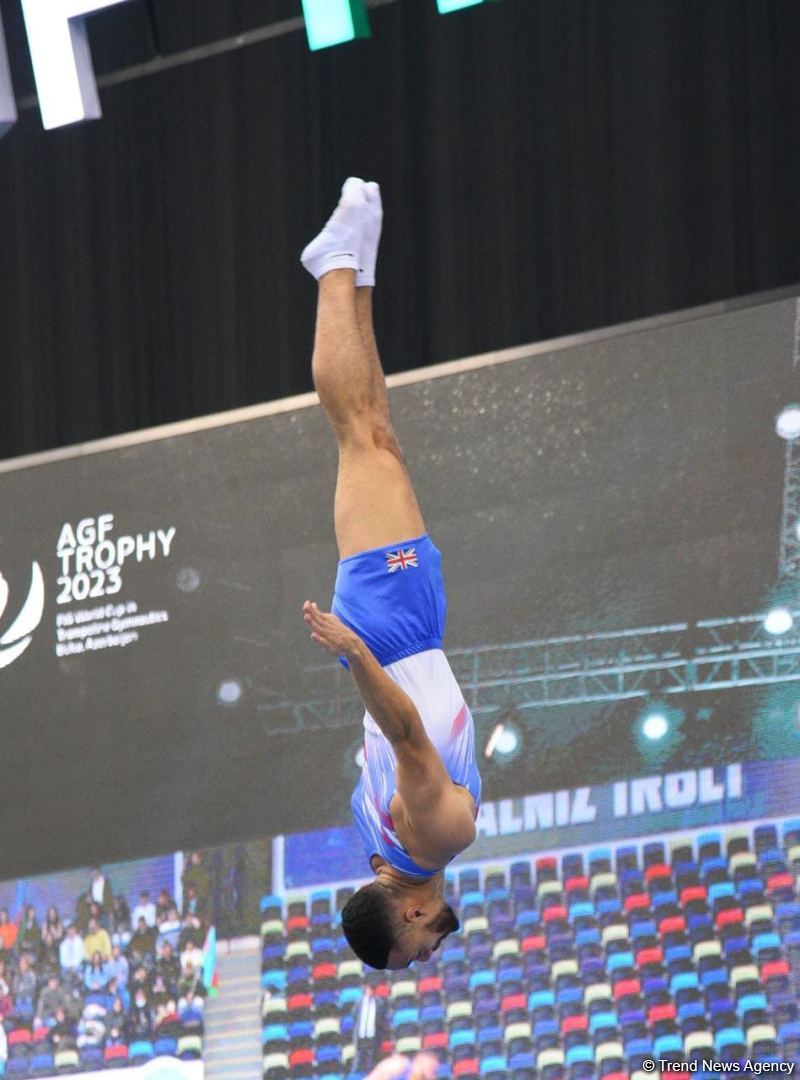 Bakıda Batut gimnastikası üzrə dünya kubokunun final gününə start verilib (FOTO)
