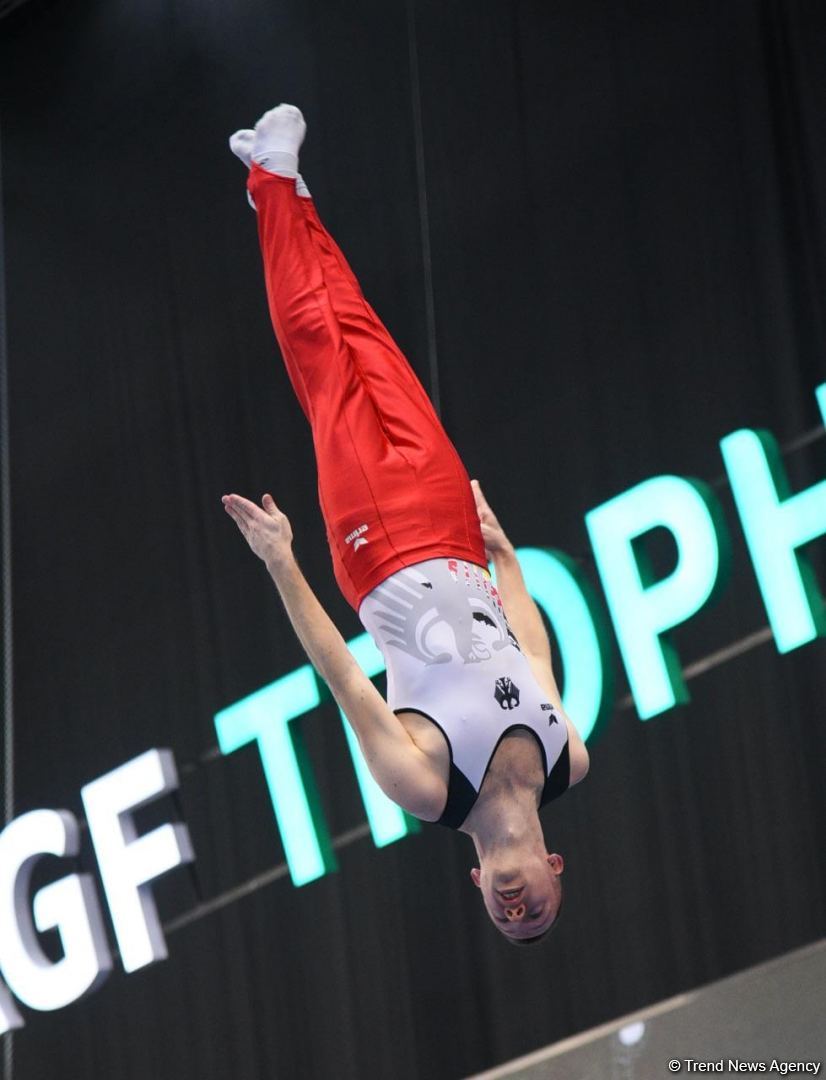 Bakıda Batut gimnastikası üzrə dünya kubokunun final gününə start verilib (FOTO)