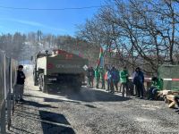 Sülhməramlıların daha 14 avtomobili Laçın yolundan keçib (FOTO)