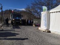 Bu gün Laçın yolundan sülhməramlıların 21 avtomobili keçib (FOTO)